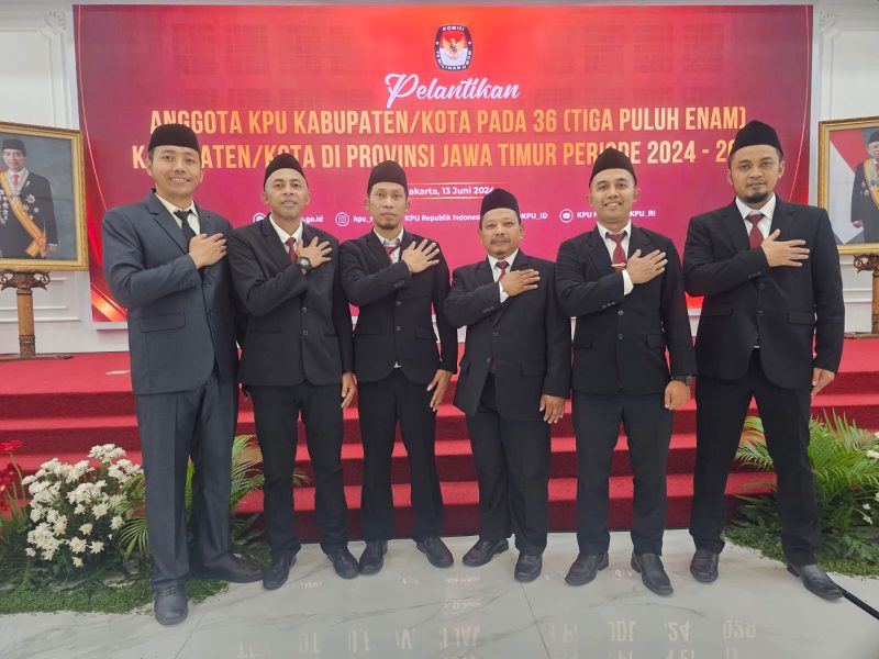 Komisioner KPU Kabupaten Kota Se Indonesia&nbsp;Dilantik