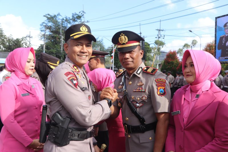 Kapolres Trenggalek Pimpin Sertijab Pejabat Utama dan Sejumlah&nbsp;Kapolsek