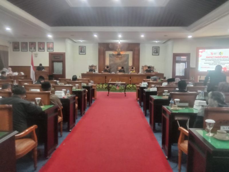 DPRD Kabupaten Tulungagung, Rapat Paripurna Persetujuan Ranperda Perubahan APBD Tahun Anggaran&nbsp;2024