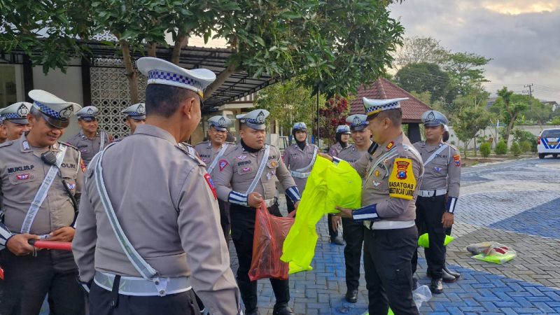 Satlantas Trenggalek, Siapkan Peralatan Hadapi Bencana Hidrometeorologi