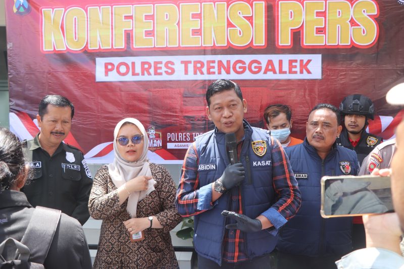 Curat, Dua Residivis Diringkus Polres Trenggalek